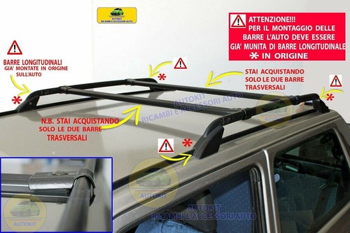 Barre portatutto specifiche - barre,